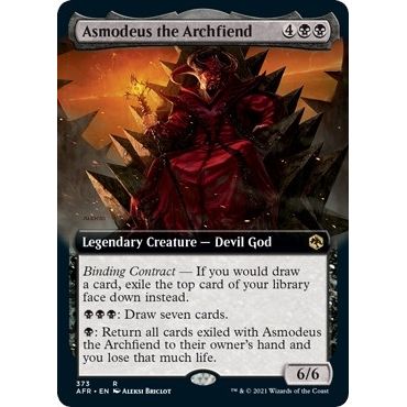 Image for Asmodeus the Archfiend (Extended Art) (373) (AFR) - Magic: The Gathering