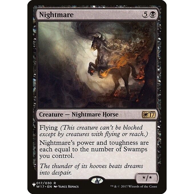 Image for Nightmare (017/030) (LIST) - Magic: The Gathering