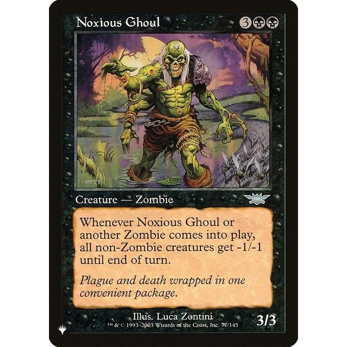 Image for Noxious Ghoul (77/145) (LIST) - Magic: The Gathering