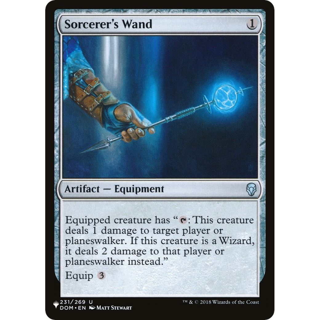 Image for Sorcerer's Wand (231/269) (LIST) - Magic: The Gathering
