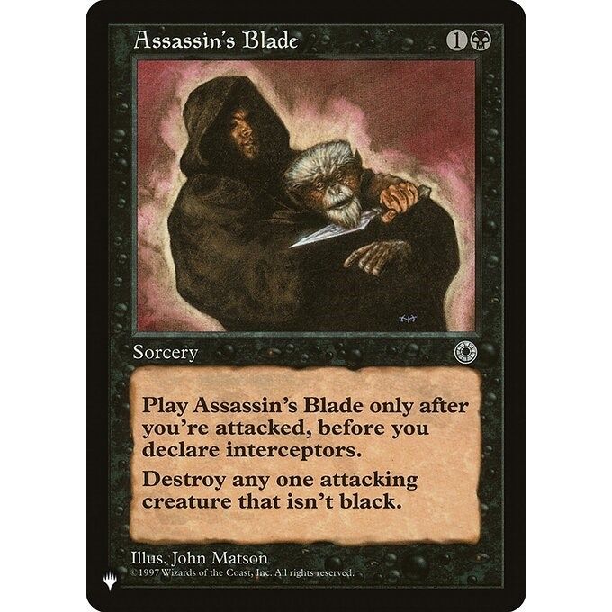 Image for Assassin's Blade (LIST) - Magic: The Gathering