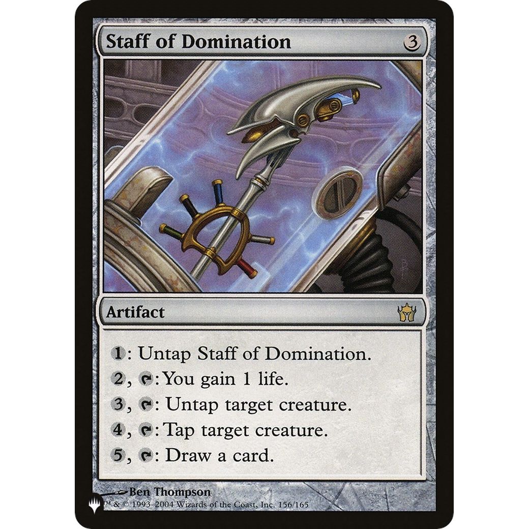 Image for Staff of Domination (156/165) (LIST) - Magic: The Gathering