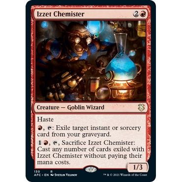 Image for Izzet Chemister (130) (AFC) - Magic: The Gathering