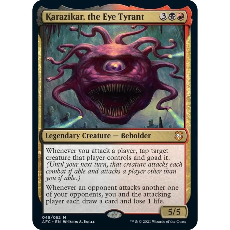 Image for Karazikar, the Eye Tyrant (49) (AFC) - Magic: The Gathering