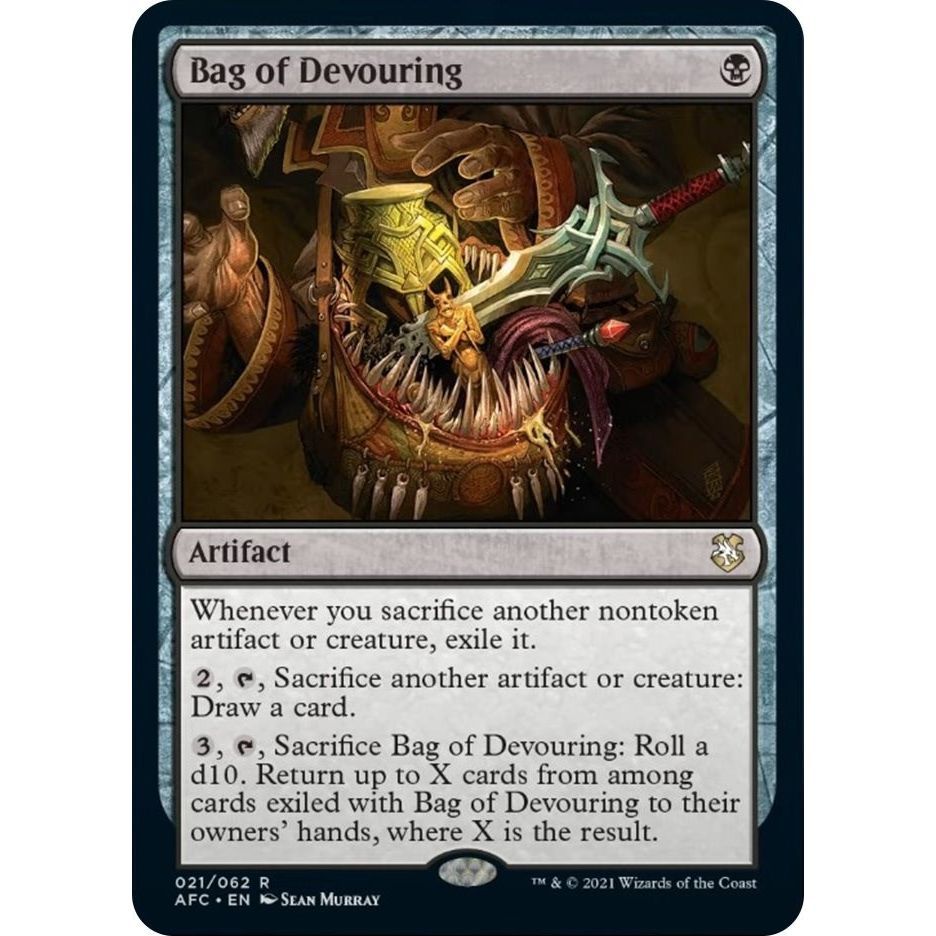 Image for Bag of Devouring (21) (AFC) - Magic: The Gathering