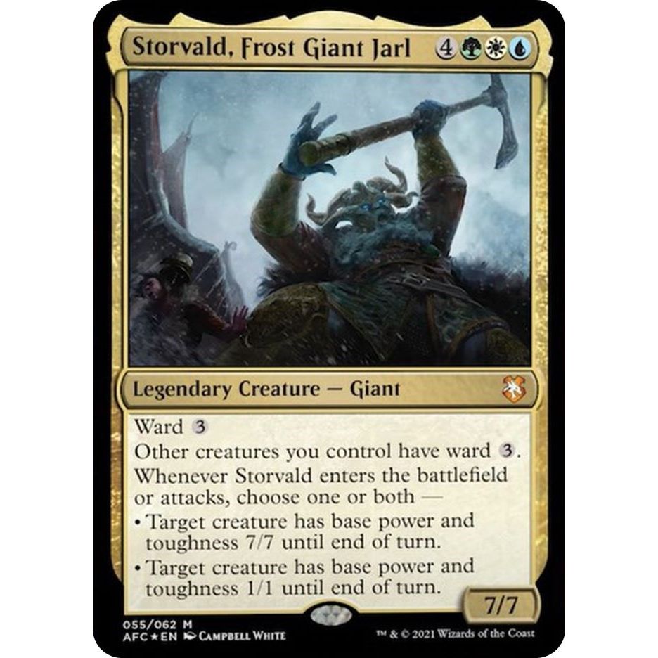 Image for Storvald, Frost Giant Jarl (55) (AFC) - Magic: The Gathering