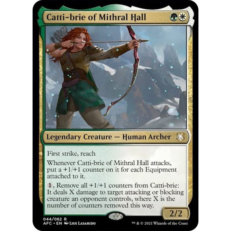 Image for Catti-brie of Mithral Hall (44) (AFC) - Magic: The Gathering