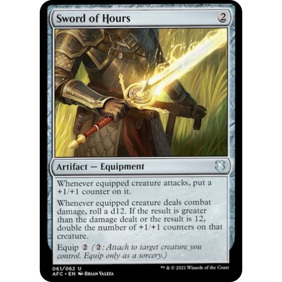 Image for Sword of Hours (61) (AFC) - Magic: The Gathering