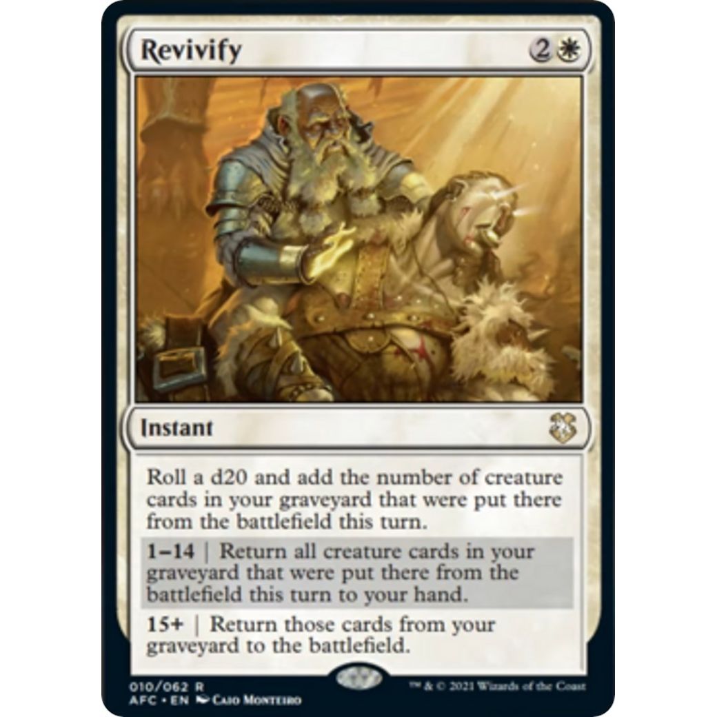 Image for Revivify (10) (AFC) - Magic: The Gathering