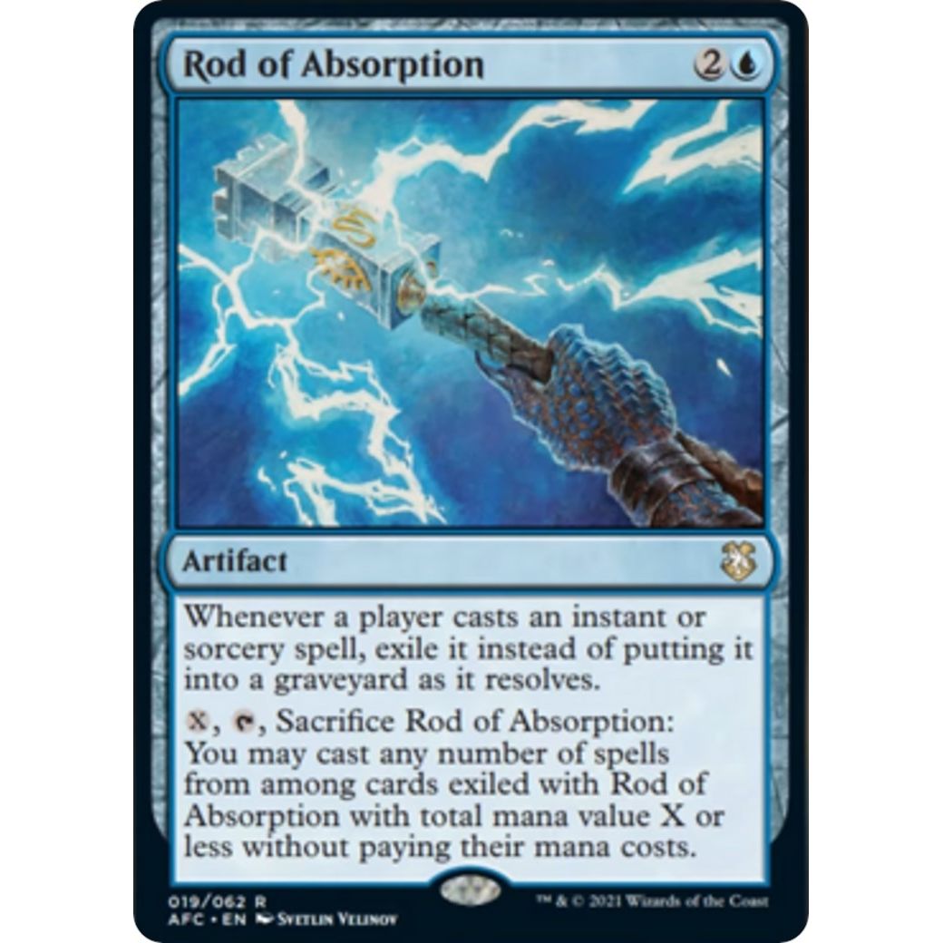Image for Rod of Absorption (19) (AFC) - Magic: The Gathering