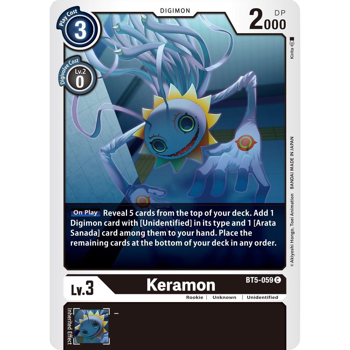 Image for Keramon (BT5-059 C) (BT05) - Digimon Card Game