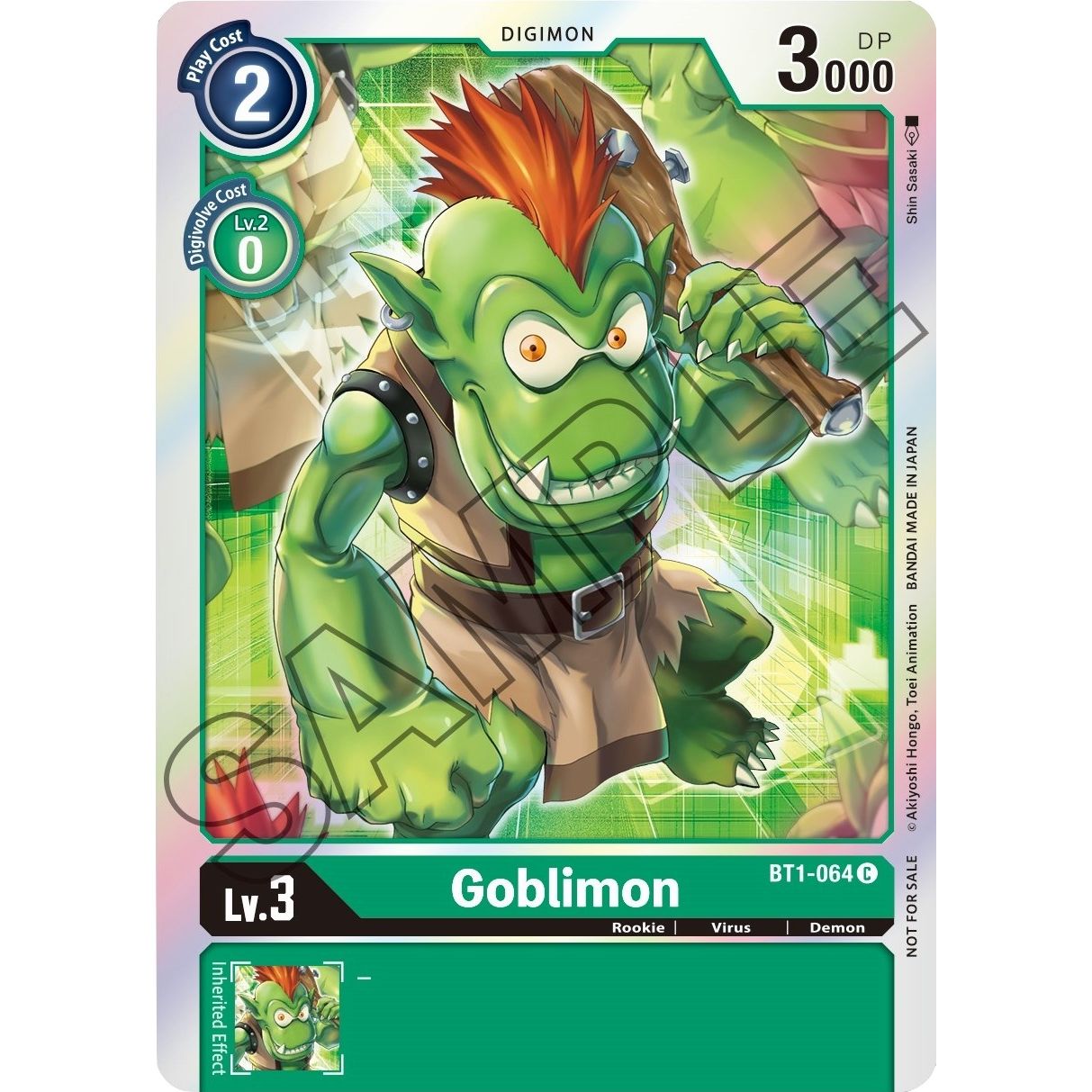 Image for Goblimon - BT1-064 (Event Pack 1) (BT1-064 C) (BT01-03A) - Digimon Card Game