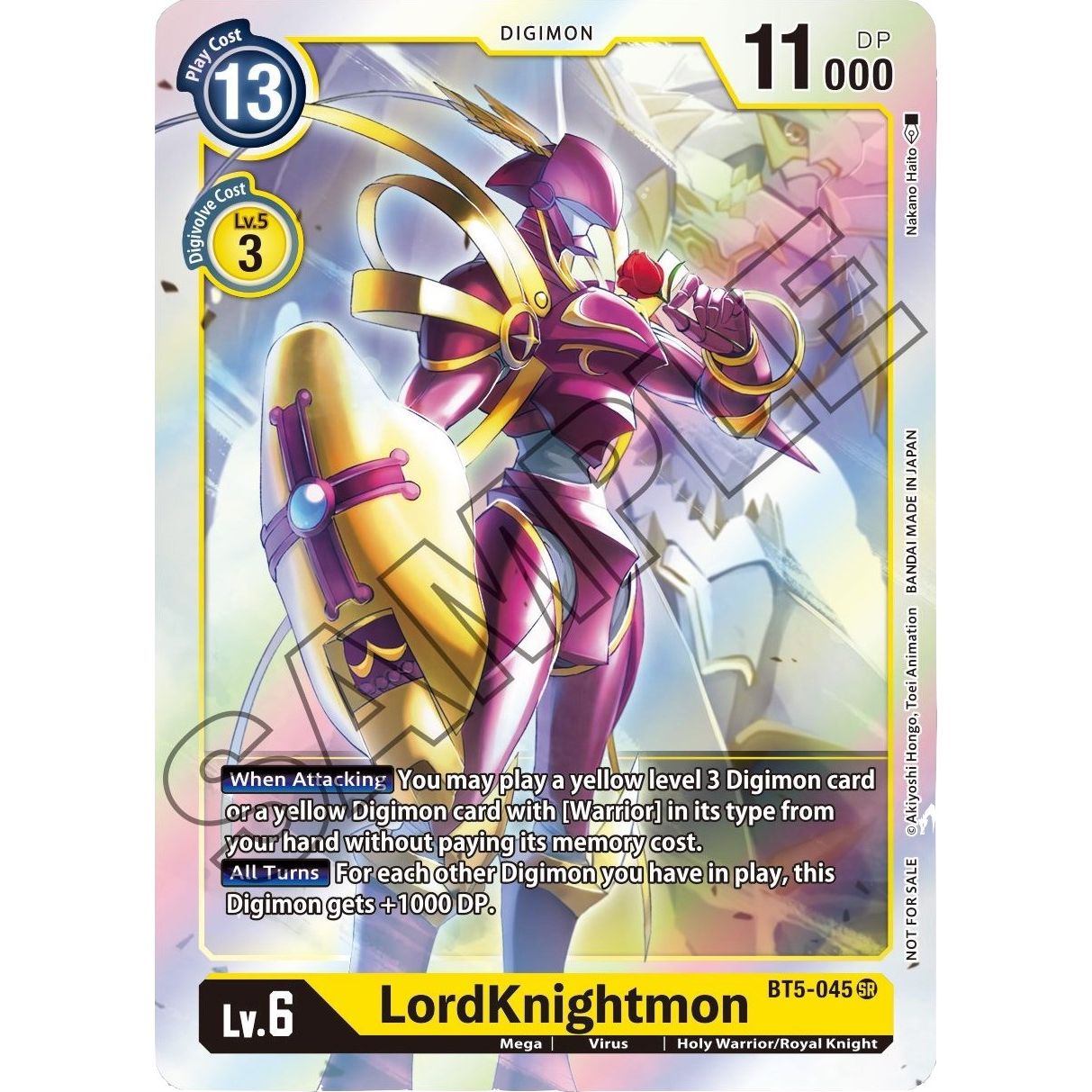 Image for LordKnightmon - BT5-045 (Event Pack 1) (BT5-045 SR) (BT05) - Digimon Card Game