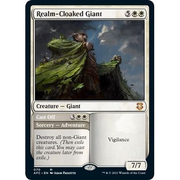 Image for Realm-Cloaked Giant (70) (AFC) - Magic: The Gathering