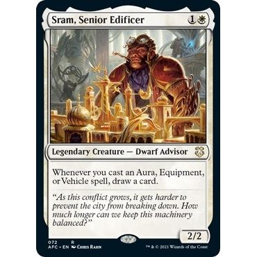 Image for Sram, Senior Edificer (72) (AFC) - Magic: The Gathering