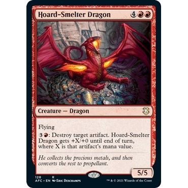 Image for Hoard-Smelter Dragon (128) (AFC) - Magic: The Gathering