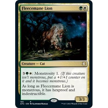 Image for Fleecemane Lion (185) (AFC) - Magic: The Gathering