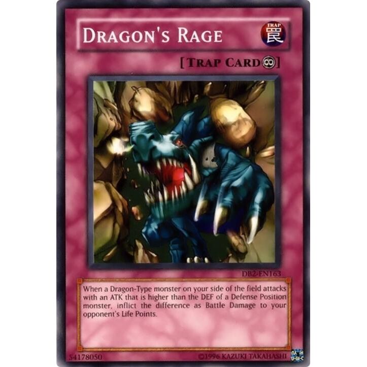 Image for Dragon's Rage (DB2-EN163) (DB2) - YuGiOh