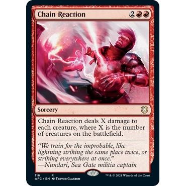 Image for Chain Reaction (116) (AFC) - Magic: The Gathering