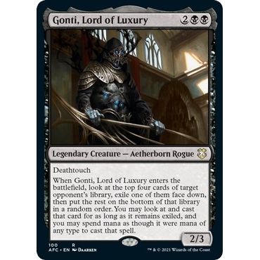 Image for Gonti, Lord of Luxury (100) (AFC) - Magic: The Gathering