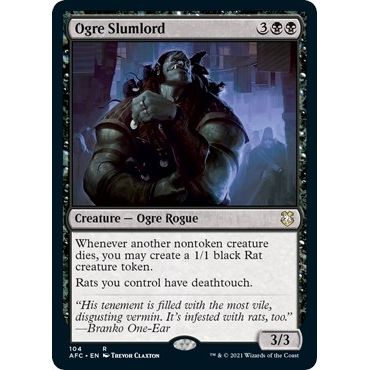 Image for Ogre Slumlord (104) (AFC) - Magic: The Gathering