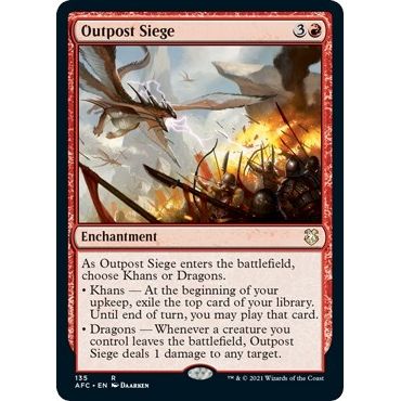 Image for Outpost Siege (135) (AFC) - Magic: The Gathering