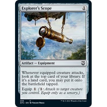 Image for Explorer's Scope (205) (AFC) - Magic: The Gathering