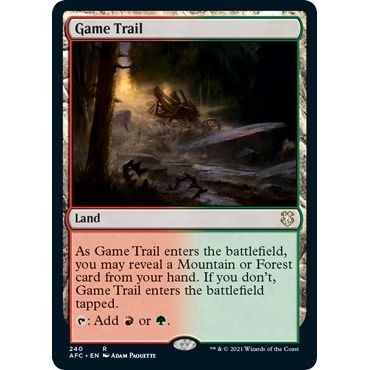 Image for Game Trail (240) (AFC) - Magic: The Gathering