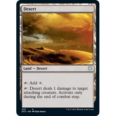 Image for Desert (233) (AFC) - Magic: The Gathering