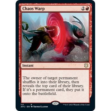 Image for Chaos Warp (117) (AFC) - Magic: The Gathering