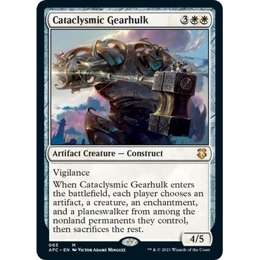 Image for Cataclysmic Gearhulk (65) (AFC) - Magic: The Gathering