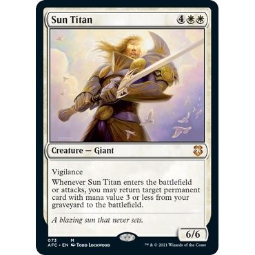 Image for Sun Titan (73) (AFC) - Magic: The Gathering