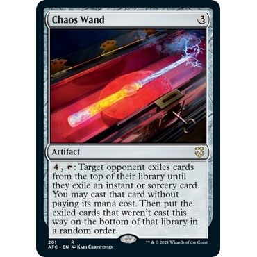 Image for Chaos Wand (201) (AFC) - Magic: The Gathering