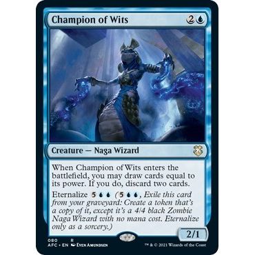 Image for Champion of Wits (80) (AFC) - Magic: The Gathering