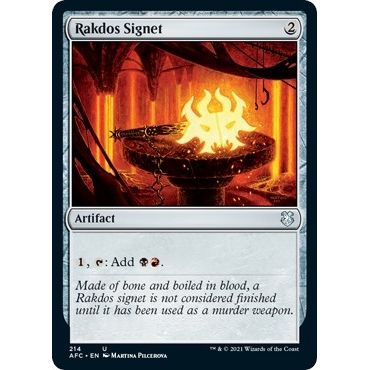 Image for Rakdos Signet (214) (AFC) - Magic: The Gathering