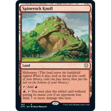 Image for Spinerock Knoll (263) (AFC) - Magic: The Gathering