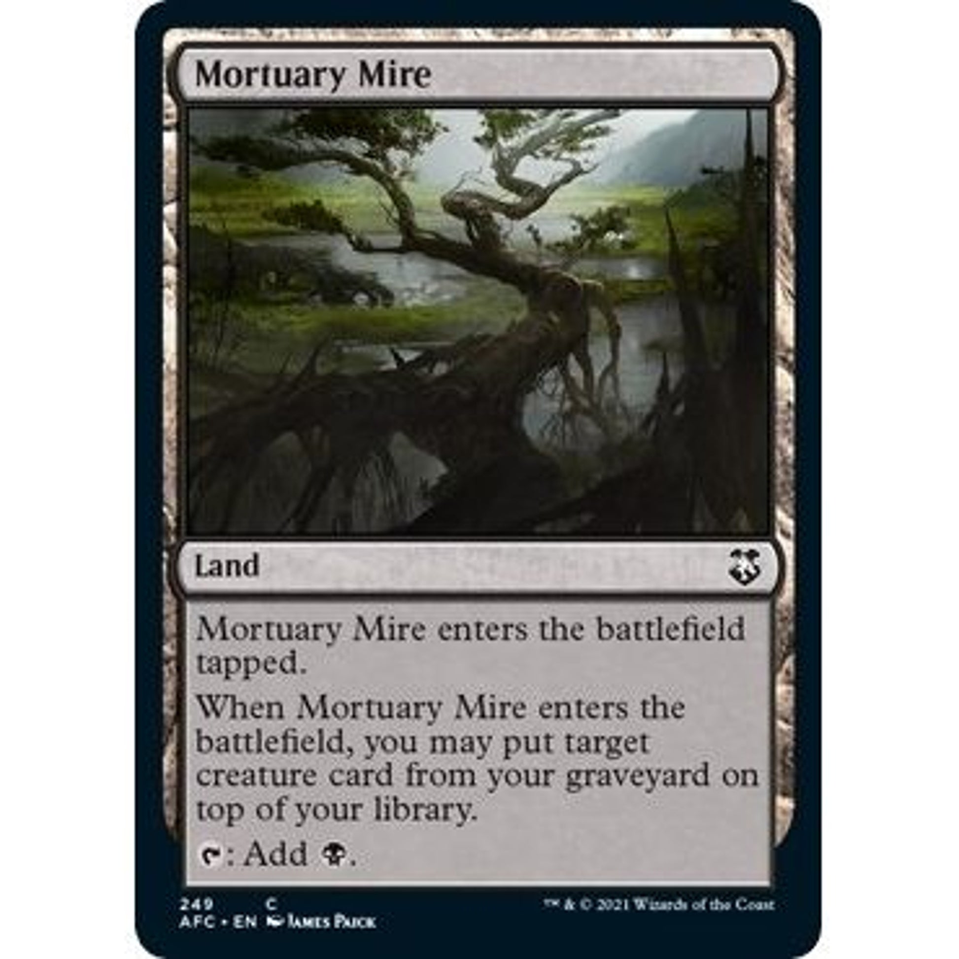 Image for Mortuary Mire (249) (AFC) - Magic: The Gathering