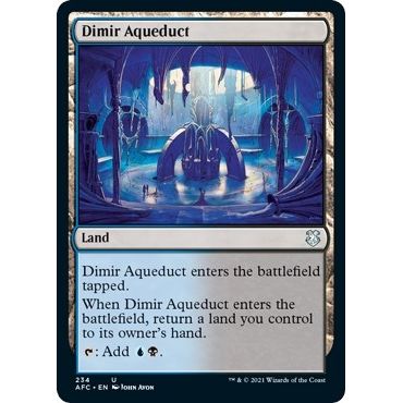 Image for Dimir Aqueduct (234) (AFC) - Magic: The Gathering