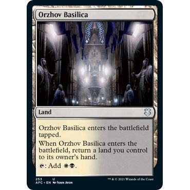 Image for Orzhov Basilica (253) (AFC) - Magic: The Gathering