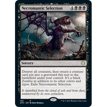 Image for Necromantic Selection (103) (AFC) - Magic: The Gathering
