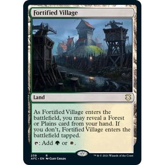 Image for Fortified Village (239) (AFC) - Magic: The Gathering