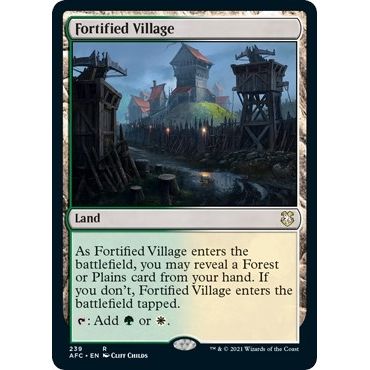 Image for Fortified Village (239) (AFC) - Magic: The Gathering