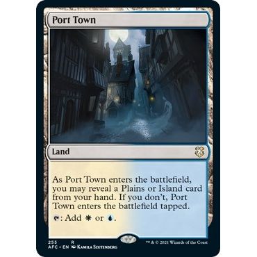 Image for Port Town (255) (AFC) - Magic: The Gathering