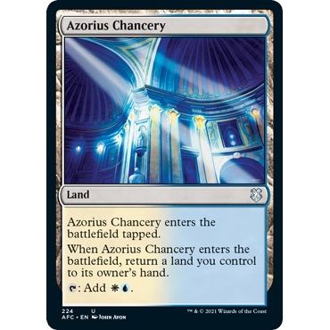 Image for Azorius Chancery (224) (AFC) - Magic: The Gathering