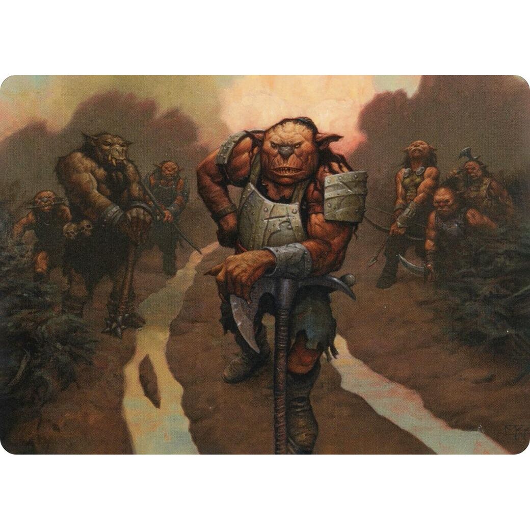 Image for Hobgoblin Bandit Lord Art Card (30) (ASAFR) - Magic: The Gathering