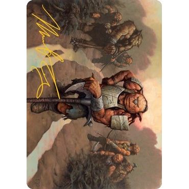 Image for Hobgoblin Bandit Lord Art Card (Gold-Stamped Signature) (30) (ASAFR) - Magic: The Gathering