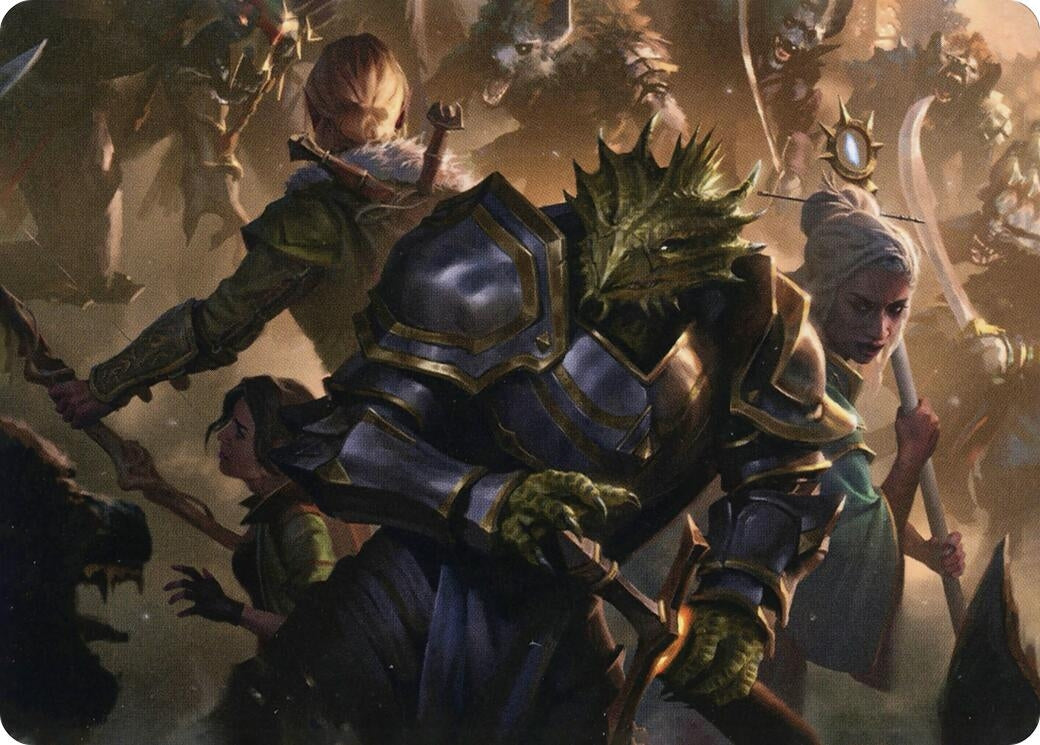 Image for You Come to the Gnoll Camp Art Card (42) - Magic: The Gathering