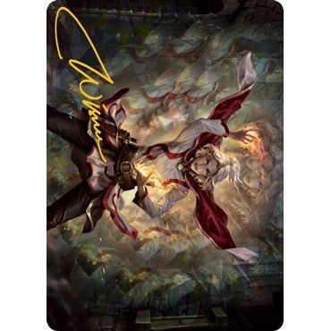 Image for Delina, Wild Mage Art Card (Gold-Stamped Signature) (31) (ASAFR) - Magic: The Gathering