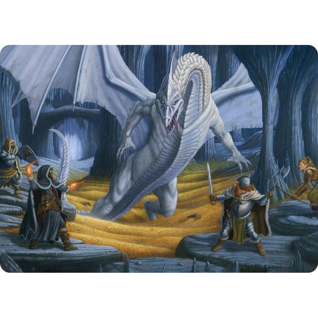Image for Cave of the Frost Dragon Art Card (46) (ASAFR) - Magic: The Gathering
