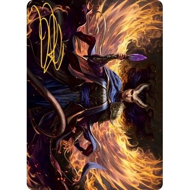 Image for Farideh, Devil's Chosen Art Card (Gold-Stamped Signature) (32) (ASAFR) - Magic: The Gathering